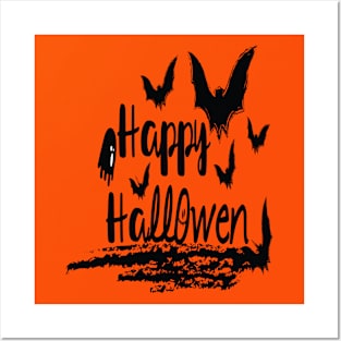 Happy Halloween holiday Posters and Art